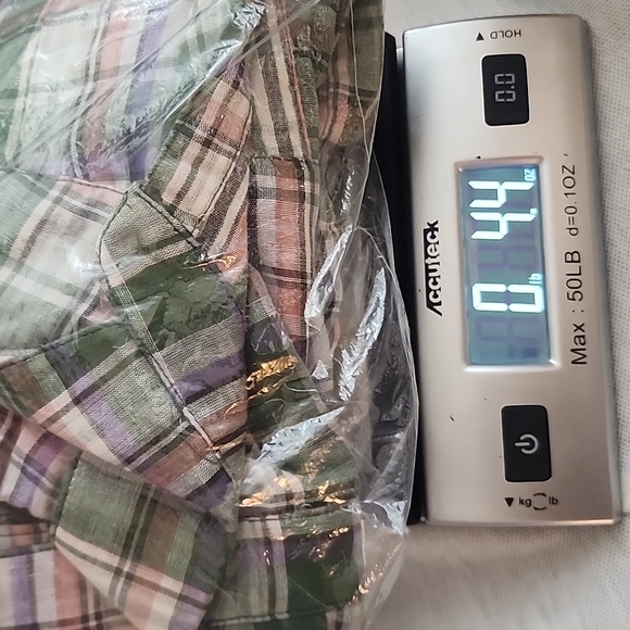 Steezyer plaid button down short sleeved top New - Picture 11 of 11